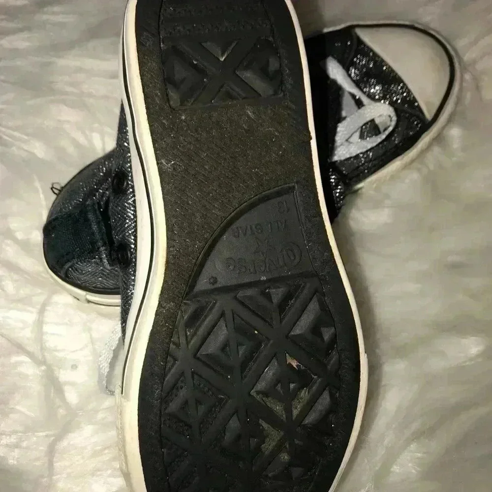 CONVERSE ALL STAR NAVY/SILVER SIZE 13